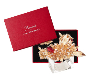 Kim Seybert Luxury Zenith Napkin Ring in Champagne in a Gift Box