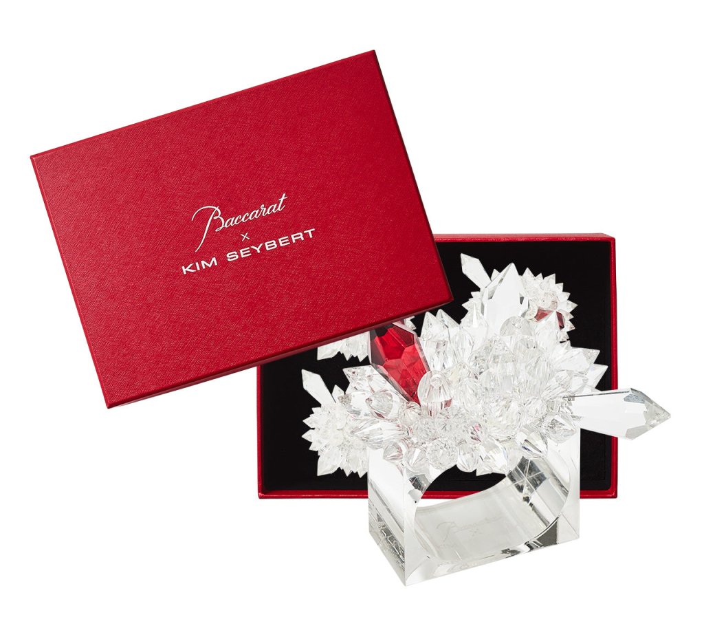 Kim Seybert, Inc.Zénith Napkin Ring in Crystal, Set of 4 in a Gift BoxNapkin Rings