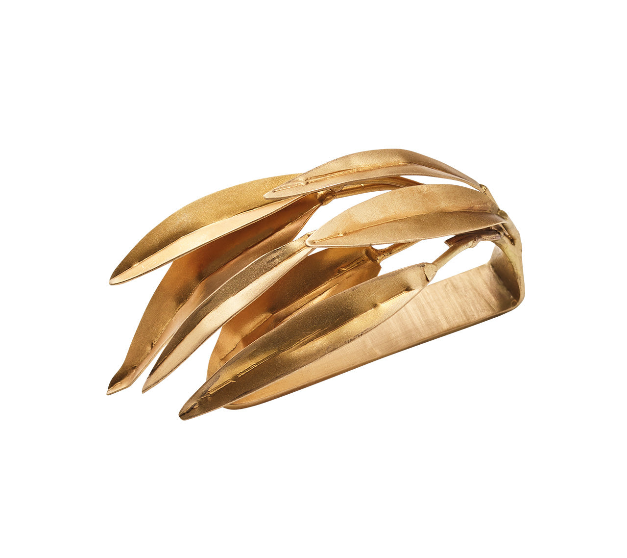 Verve Napkin Ring in Gold, Set of 4