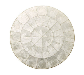 Round Capiz Placemats, Set of 4