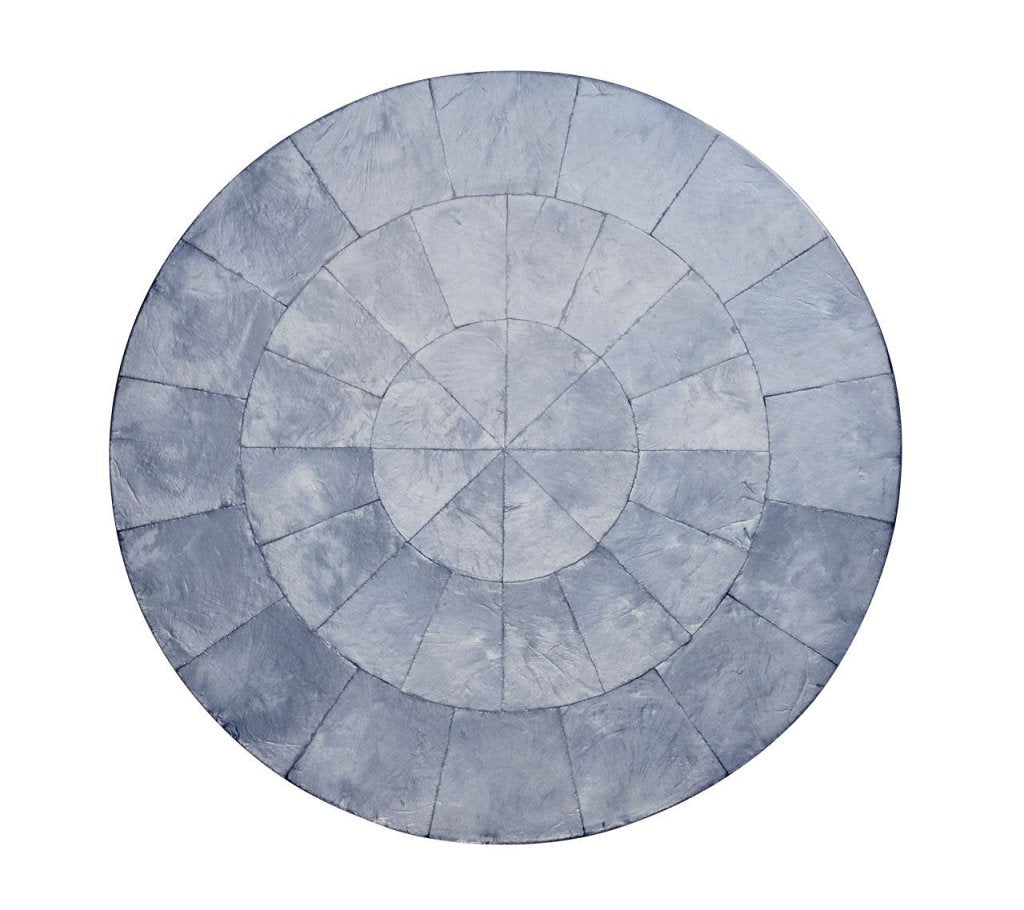 Kim Seybert, Inc.Round Capiz Placemat in Periwinkle, Set of 4Placemats