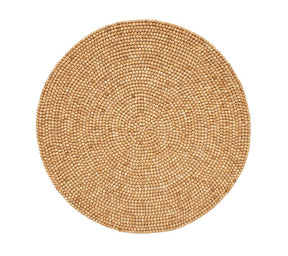 Kim Seybert, Inc.Wood Round Placemat in Natural, Set of 4Placemats