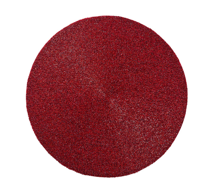 Confetti Placemat in Red, Set of 4