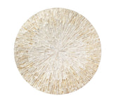 Kim Seybert, Inc.Byzantine Placemat in Ivory & Gold, Set of 4Placemats