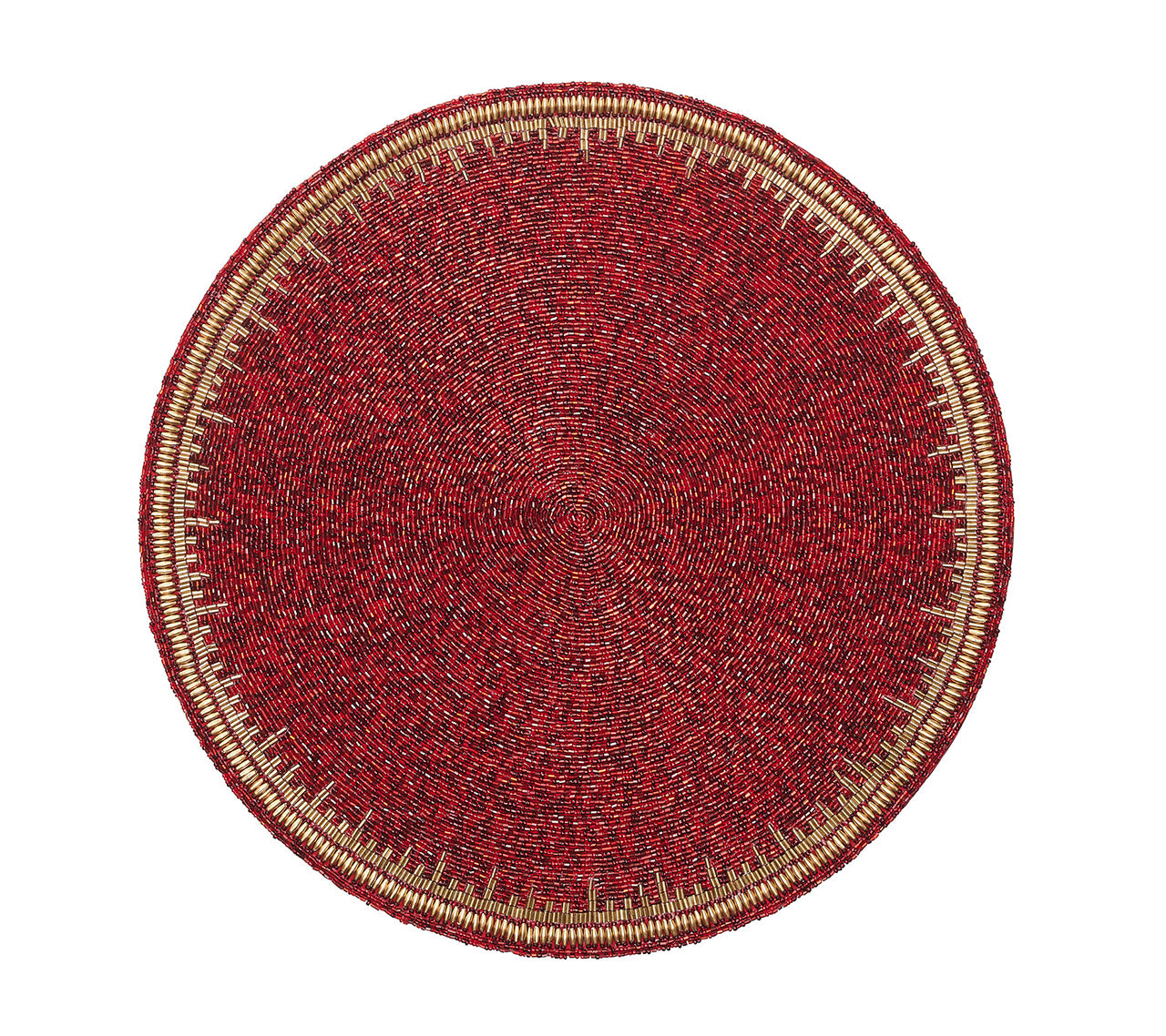 Enamor Placemat in Red & Gold