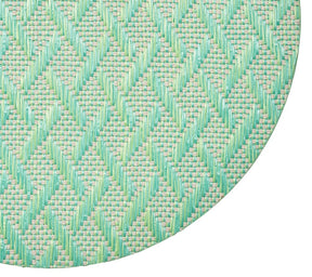 Kim Seybert, Inc.Basketweave Placemat in Marine & Lime, Set of 4Placemats