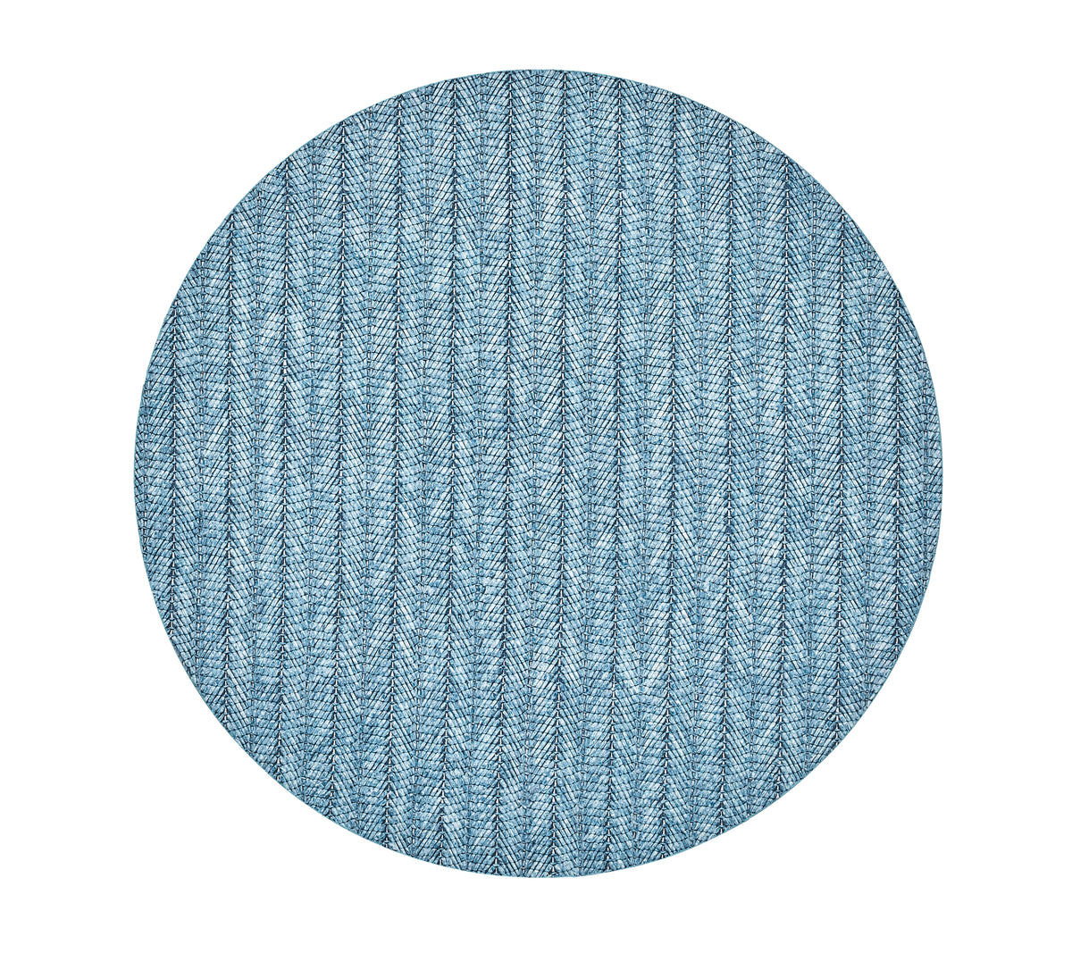 Sample: Herringbone Placemat in Indigo