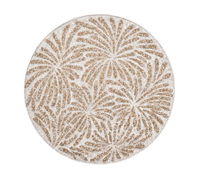 Kim Seybert, Inc.Fireworks Placemat in White, Gold & Silver, Set of 2Placemats