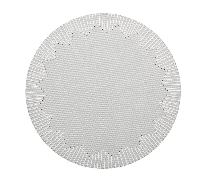 Dream Weaver Placemat in Gray & White, Set of 4