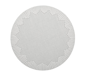 Dream Weaver Placemat in Gray & White, Set of 4