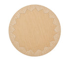 Sample: Dream Weaver Placemat in Natural & White