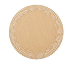 Sample: Dream Weaver Placemat in Natural & White