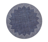 Dream Weaver Placemat in Navy & White, Set of 4