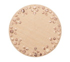 Sample: Cabochon Placemat in Natural & Brown