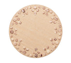 Sample: Cabochon Placemat in Natural & Brown