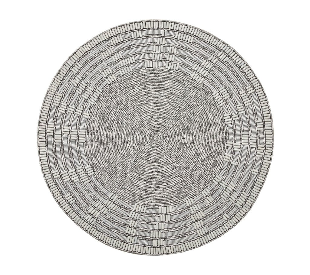 Kim Seybert, Inc.Matrix Placemat in Gray, Set of 2Placemats
