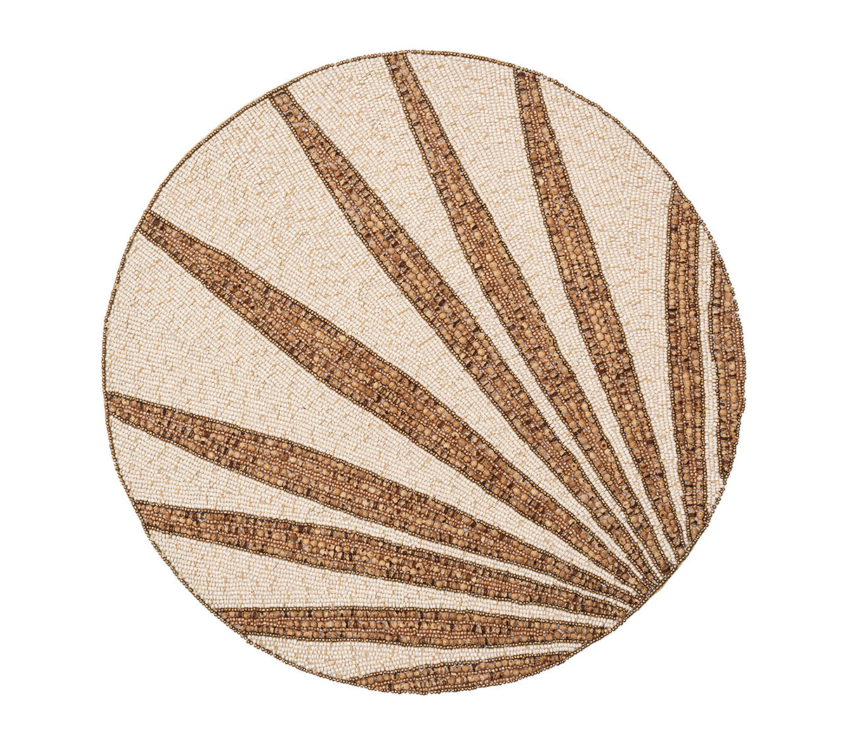 Royal Palm Placemat in Natural & Brown, Set of 4