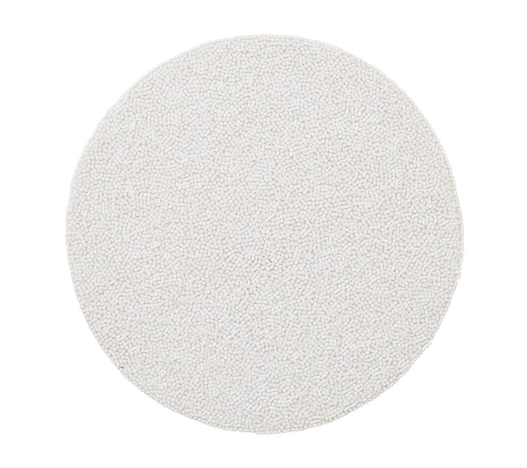 Perennial Placemat in White, Set of 2