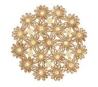 Daisy Placemat in Natural & Ivory, Set of 4