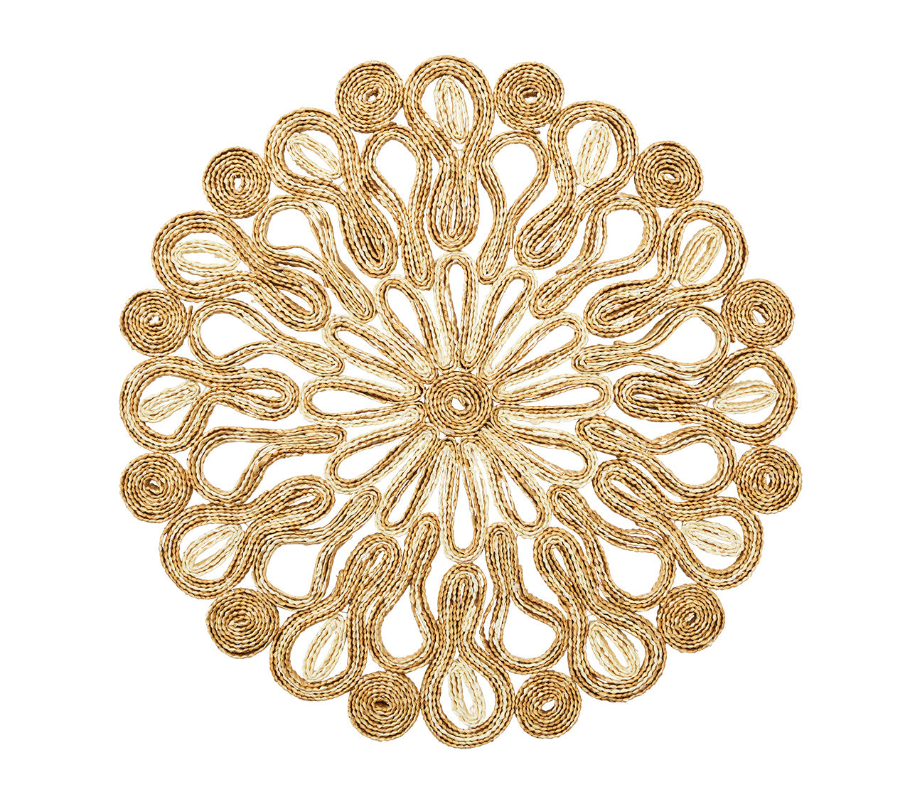 Marisol Placemat in Ivory & Natural, Set of 4