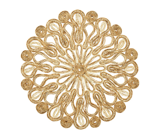 Marisol Placemat in Ivory & Natural, Set of 4