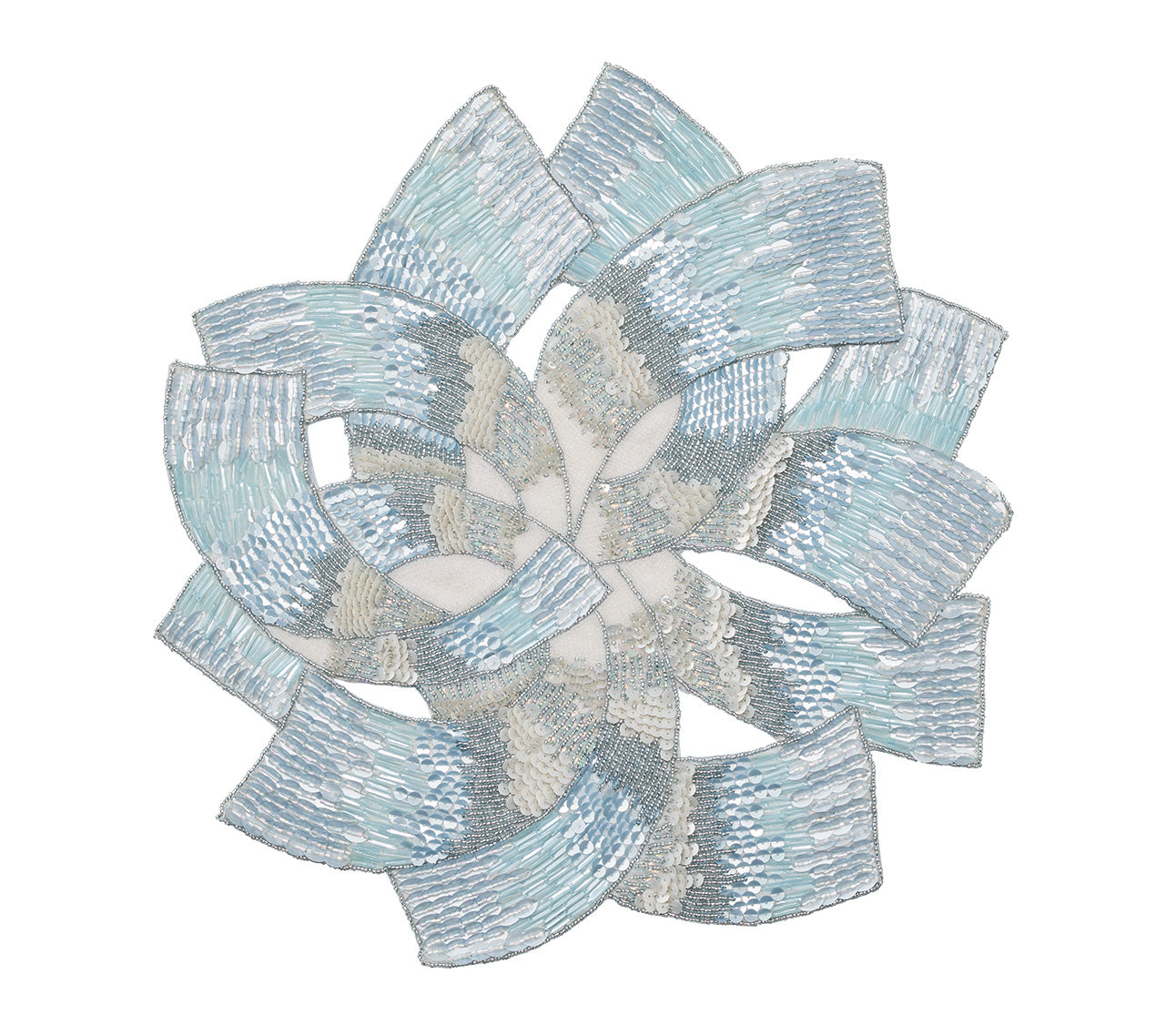Tidal Placemat in Glacier Blue, Set of 2
