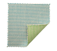 Duet Reversible Placemat in Blue & Green, Set of 4