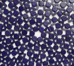 Round Bamboo Placemat in Navy Blue