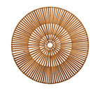 Spoke Placemat in Brown, Set of 4