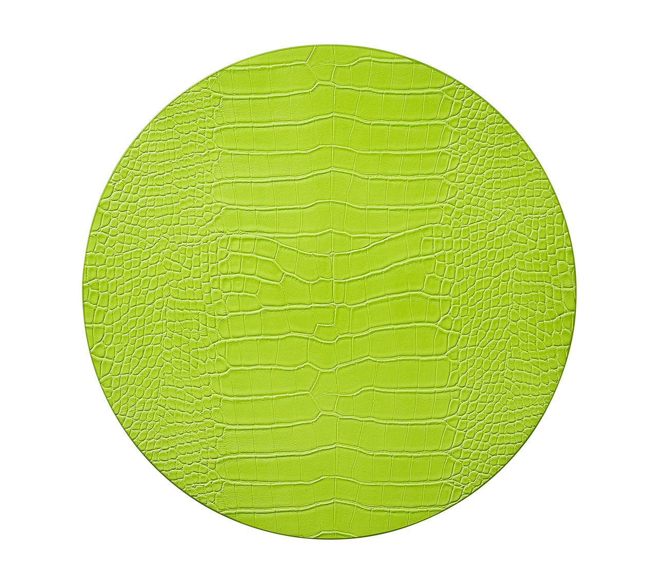 Croco Placemat in Citron, Set of 4