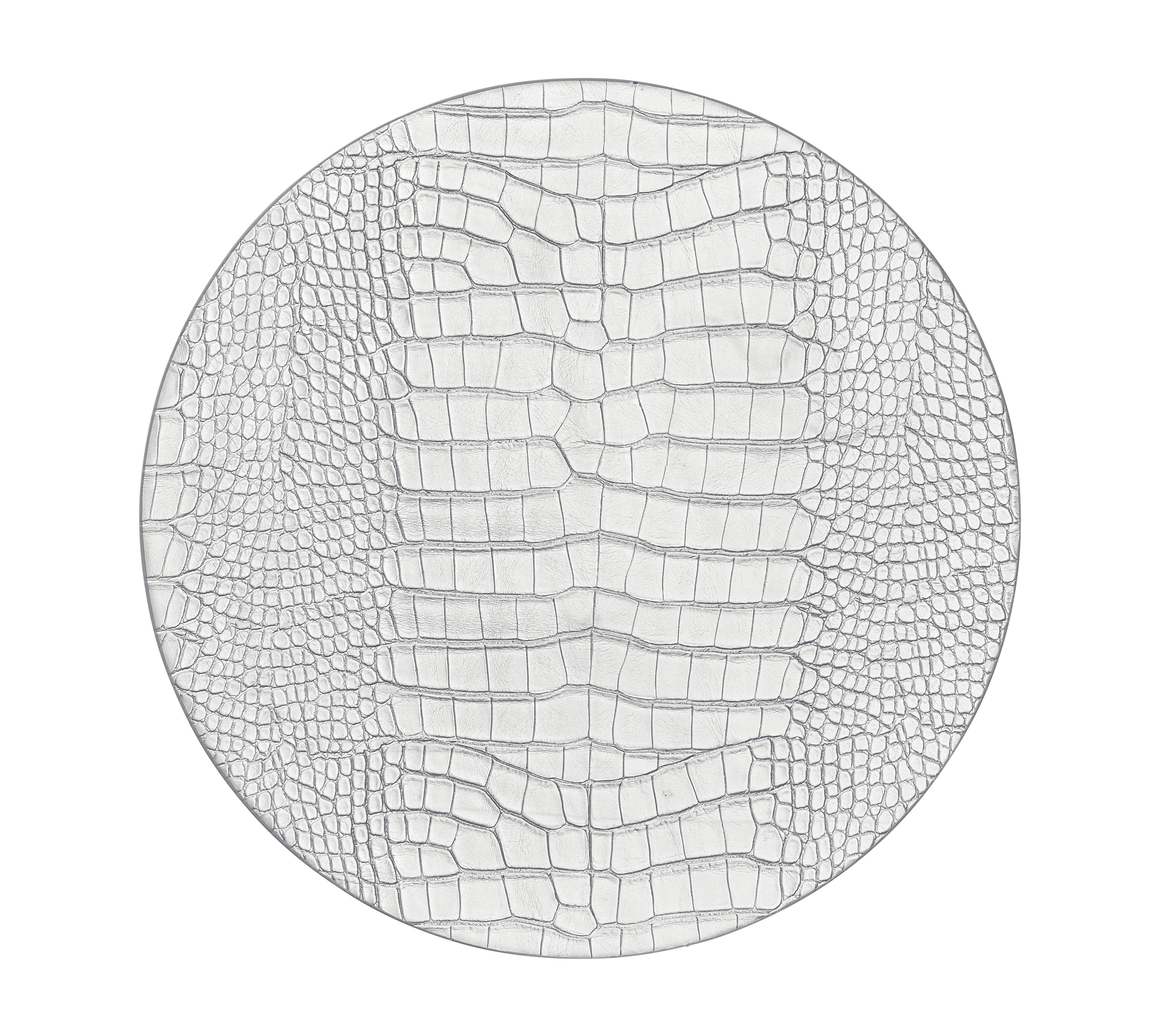 Sample: Croco Placemat in Silver