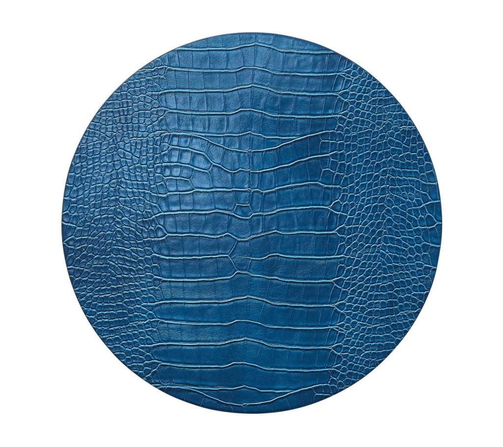 Kim Seybert, Inc.Croco Placemat in Sapphire, Set of 4Placemats