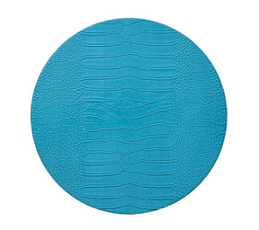 Croco Placemat in Turquoise, Set of 4