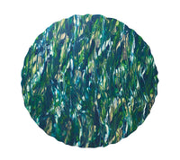 Sample: Marbled Placemat in Blue, Green & Gold