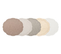 Tailored Placemats in Neutral Tones, Set of 4