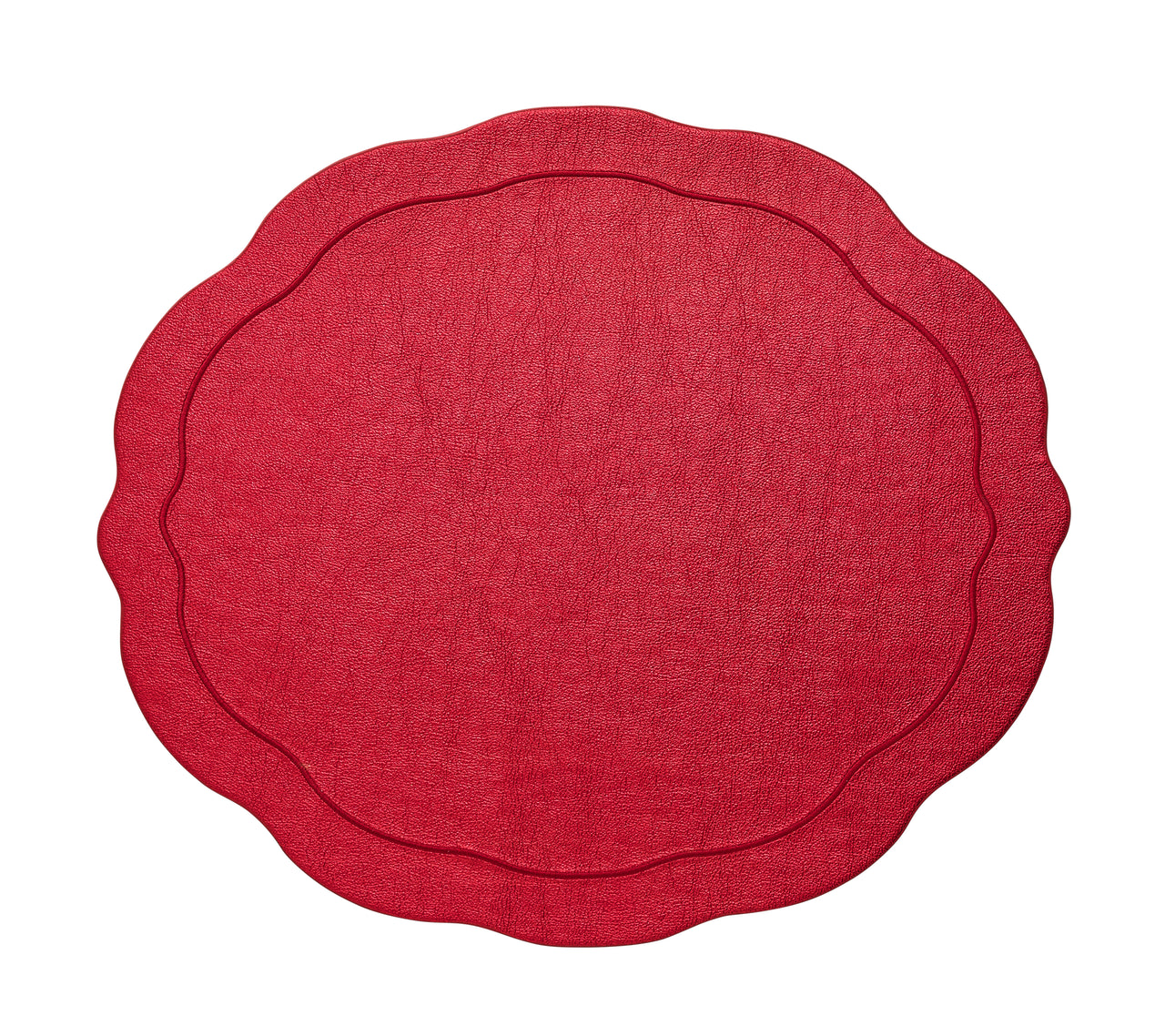 Kim Seybert Luxury Tailored Placemat in Red