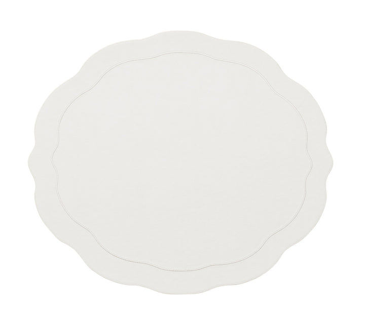 Tailored Placemat in White