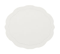 Tailored Placemat in White, Set of 4