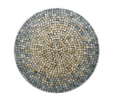 Shell Mosaic Placemat in Gray & Taupe, Set of 4