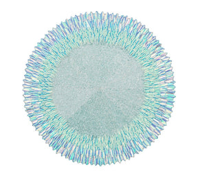 Ray Placemat in Periwinkle & Seafoam, Set of 2