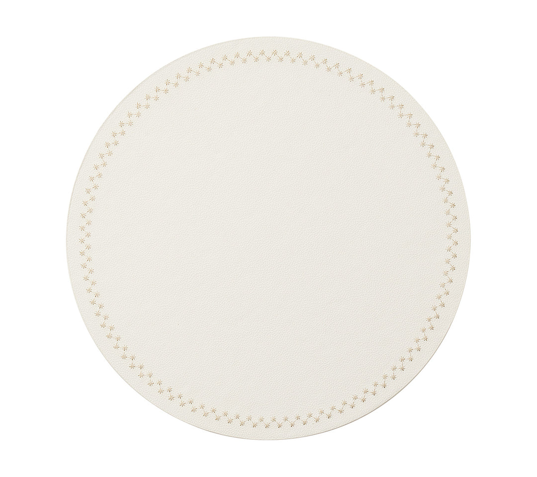 Starry Night Placemat in White & Gold, Set of 4