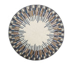Diadem Placemat in Ivory & Blue, Set of 2