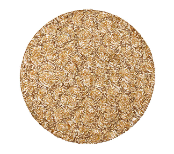 Lune Placemat in Gold, Set of 2