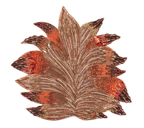 Harvest Placemat in Brown & Orange, Set of 2
