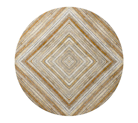 Russet Placemat in Gold & Silver, Set of 4