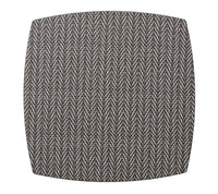 Twill Placemat in Black & White, Set of 4