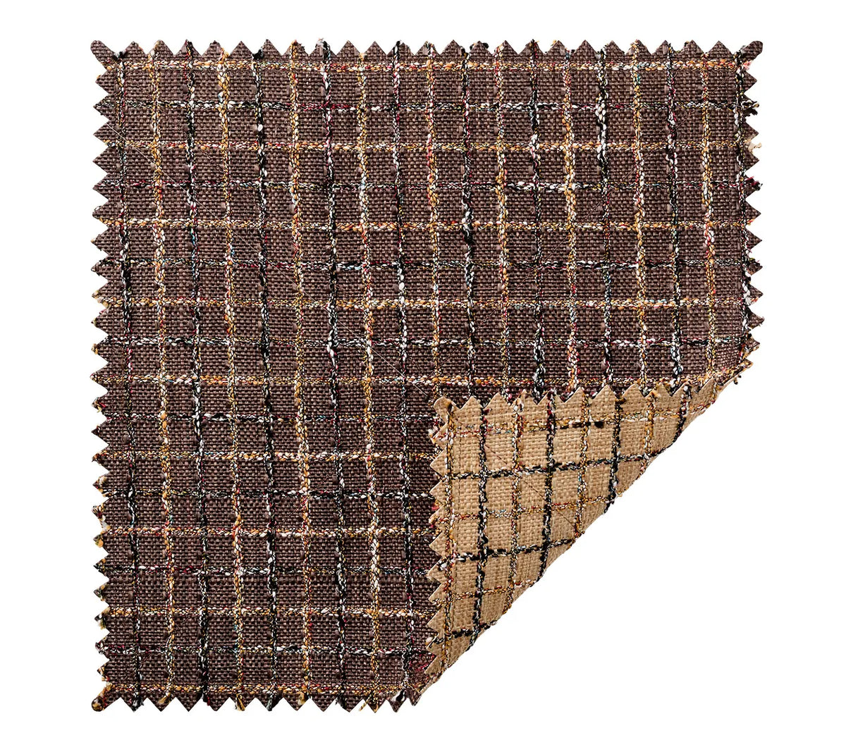 Boucle Placemat in Brown & Multi, Set of 4