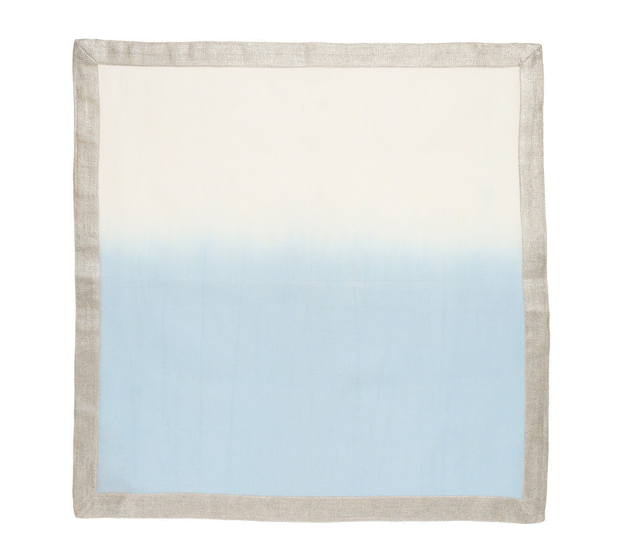 Dip Dye Napkins in Cool Tones, Set of 4