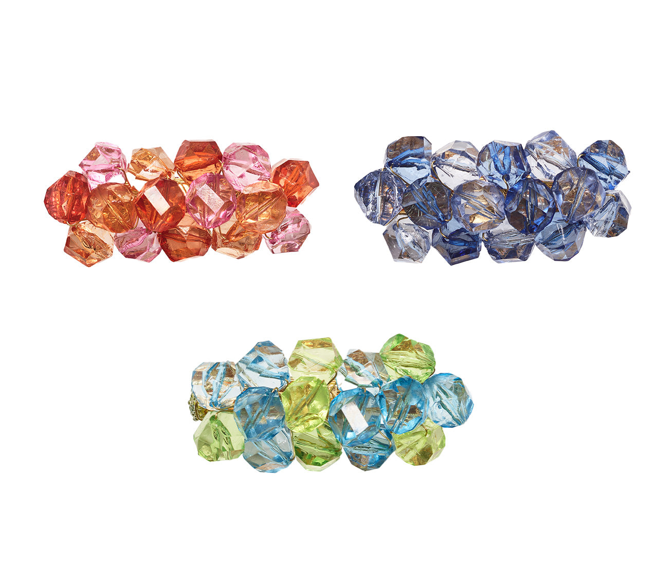Pop Rocks Napkin Rings, Set of 4