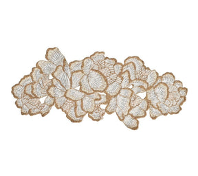 Kim Seybert, Inc.Botanica Table Runner in White, Gold, & SilverTable Runners